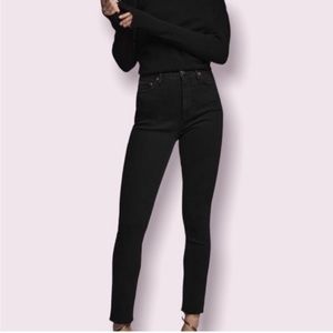 Zara Black Stretch Skinny Jeans 8